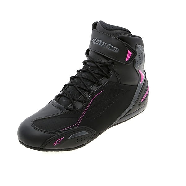 Alpinestars_Stella_Faster-3_Drystar_Shoes-Black-Dark_Grey-Fuchsia_front_left_quarter_424096.jpg