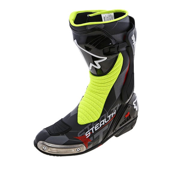 Stylmartin Stealth Evo Air Boots - Black / Fluo Yellow - FREE UK DELIVERY