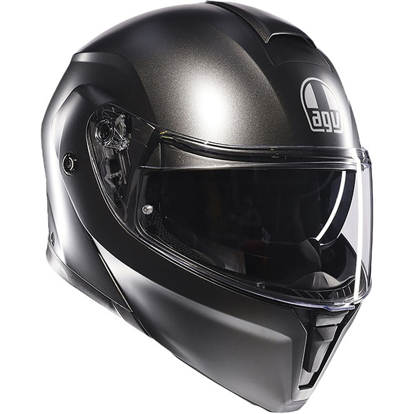 AGV Street Modular - Mono Matt Asfalto Grey - FREE UK DELIVERY