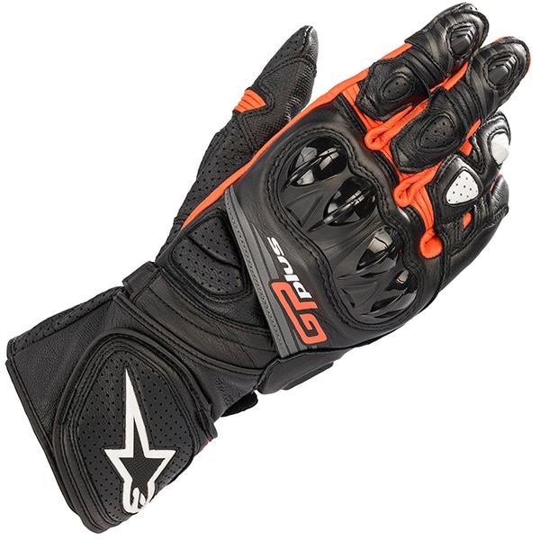 Alpinestars GP Plus R V2 Gloves Black Red Fluo