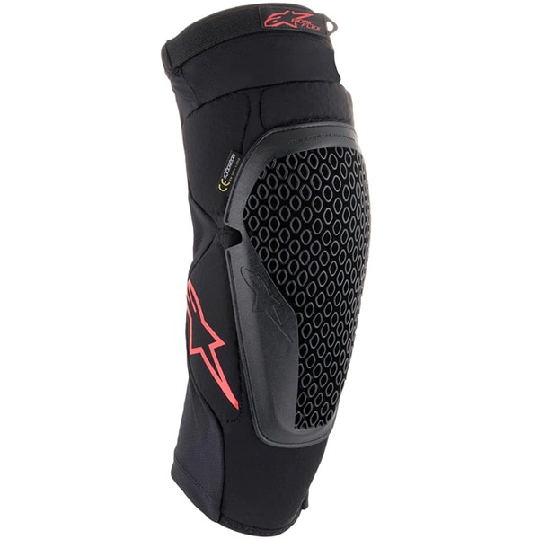 Alpinestars Bionic Flex Knee Protector Pair - Black / Red - FREE UK ...