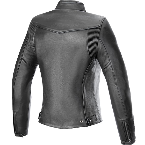 Alpinestars Ladies Tory Leather Jacket Black Black FREE UK DELIVERY