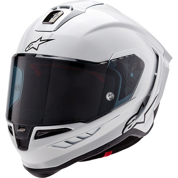 Alpinestars Supertech R10 - Solid Gloss White / Matt Black - FREE UK ...