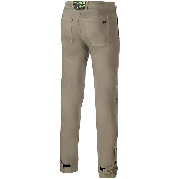 Alpinestars Stratos Regular Fit Tech Riding Jeans Military Green FREE UK DELIVERY