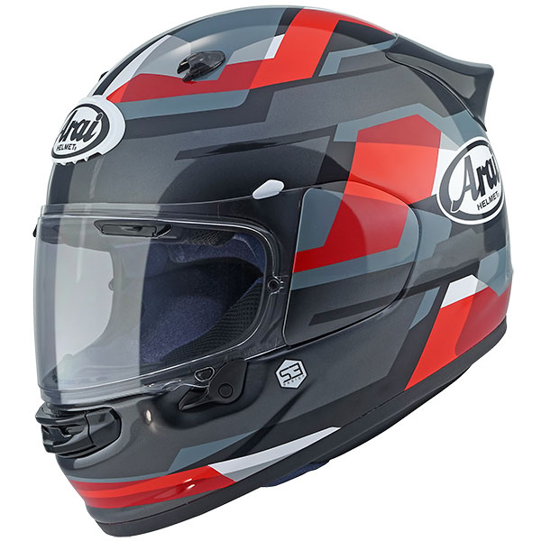 Arai Quantic - Abstract Red - FREE UK DELIVERY