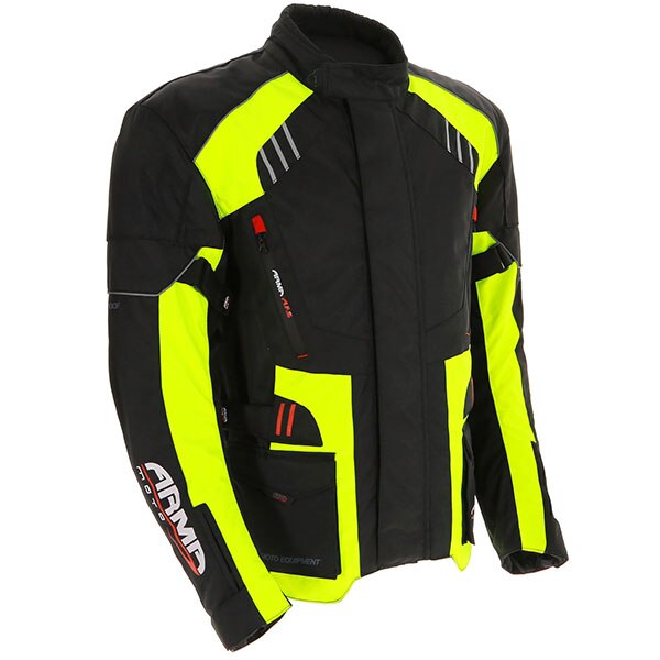 ARMR Moto Kiso 2 Textile Jacket - Fluorescent Yellow