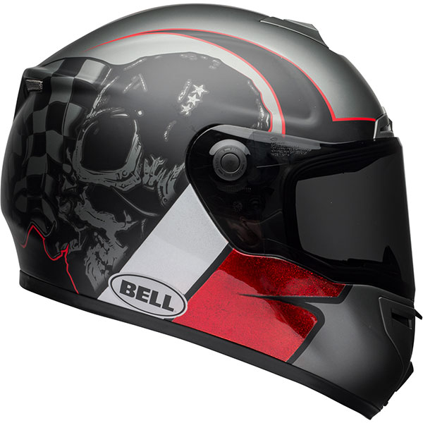 Bell SRT - Hart Luck Skull Charcoal / White / Red review