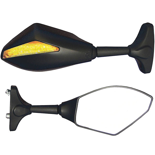 Bike It LED Trojan Fairing Universal Mirrors Review