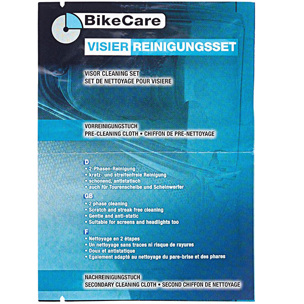 BikeCare Visor Wipes review