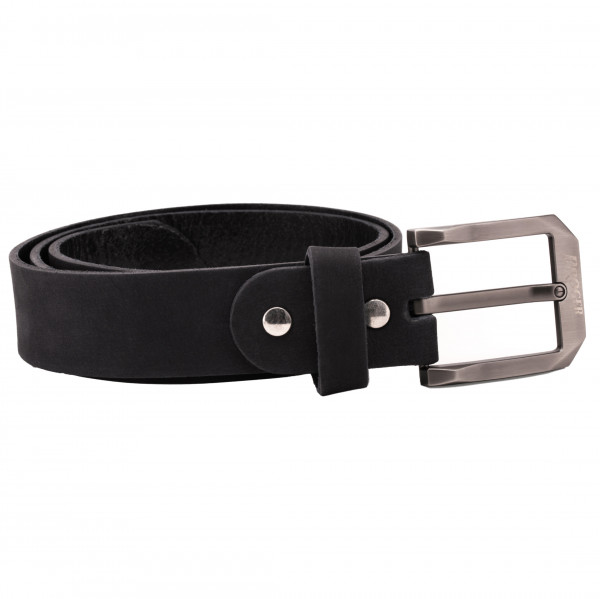 Broger Alaska Leather Belt - Black - FREE UK DELIVERY