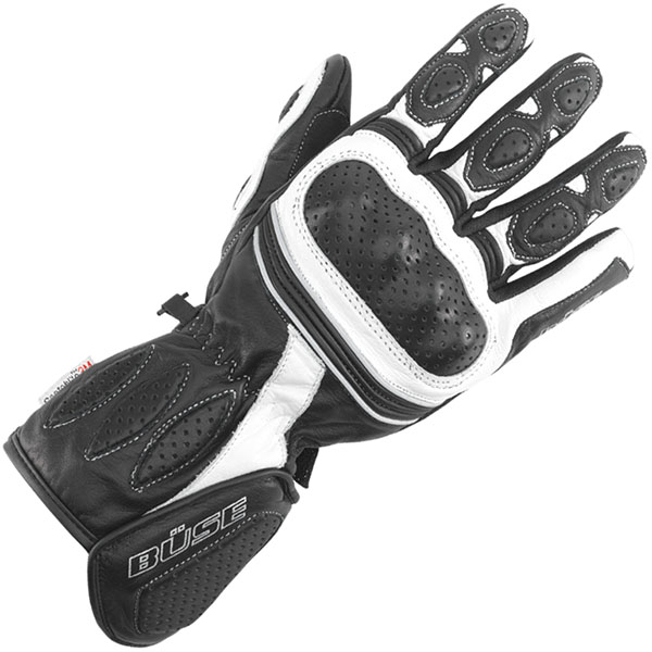 Image of Buse Ladies Pit Lane Gloves - Black / White