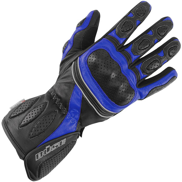 Image of Buse Pit Lane Gloves - Black / Blue