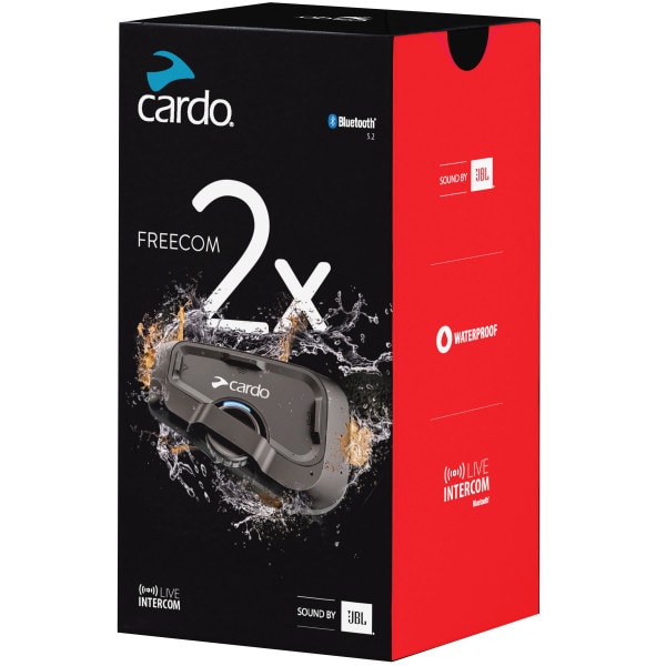 Cardo Freecom 2X Bluetooth Intercom - Single