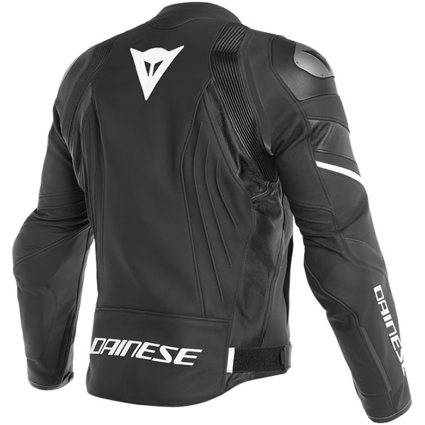 Dainese Avro 4 Leather Jacket - Matt Black / White - FREE UK DELIVERY