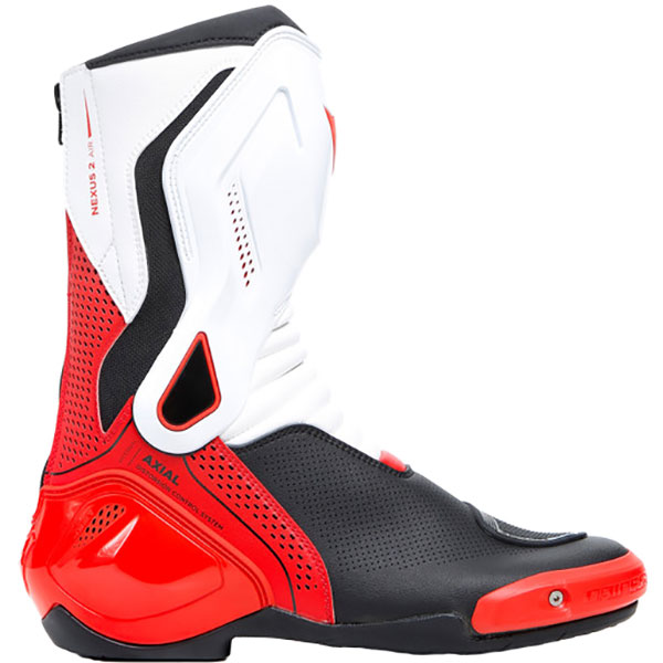 Dainese Nexus 2 Air Boots - Black / White / Lava Red - FREE UK DELIVERY