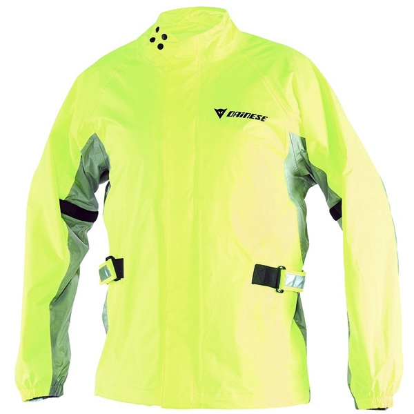 Dainese D-Crust Plus Waterproof Jacket - Fluo Yellow / Light Grey