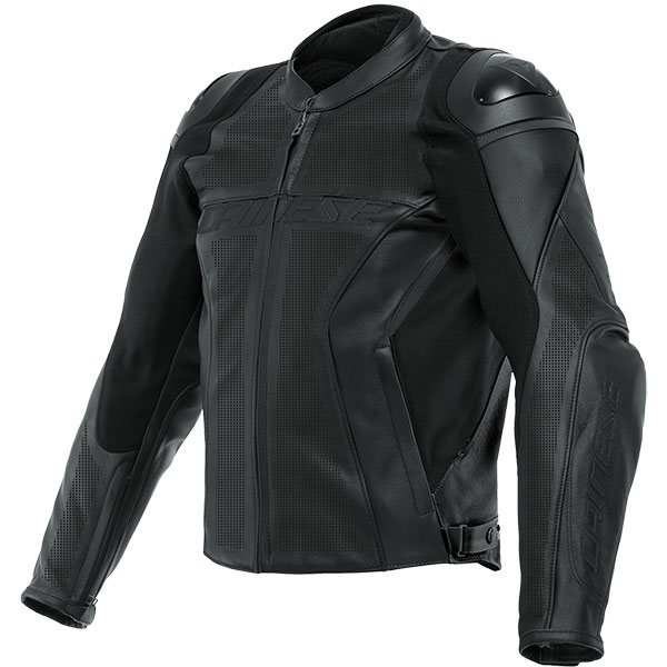 Dainese Racing 4 Perforated Leather Jacket - Black / Black - FREE UK ...