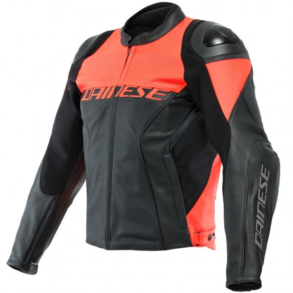 Dainese Racing 4 Perforated Leather Jacket / Fluo Red review | 9.4 / 10