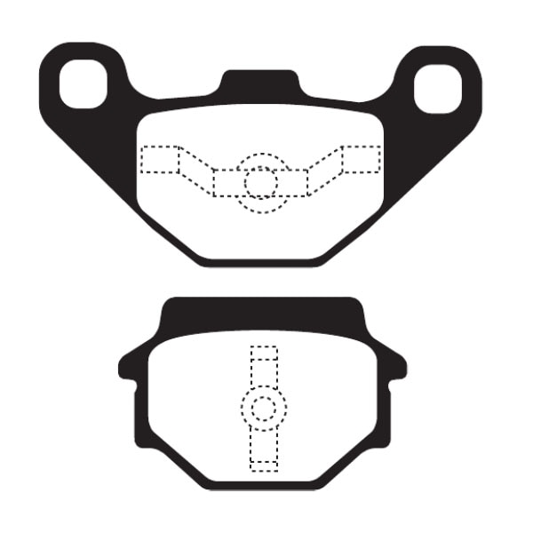 EBC Aramid Organic Brake Pads - FA251