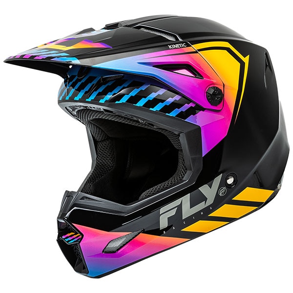 Fly Racing 2024 Kinetic - Menace Black / Sunrise - FREE UK DELIVERY