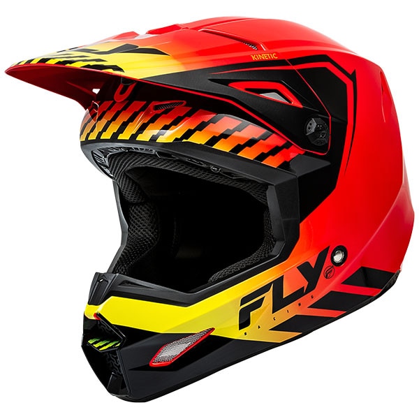 Fly Racing 2024 Kinetic - Menace Red / Black / Yellow - FREE UK DELIVERY