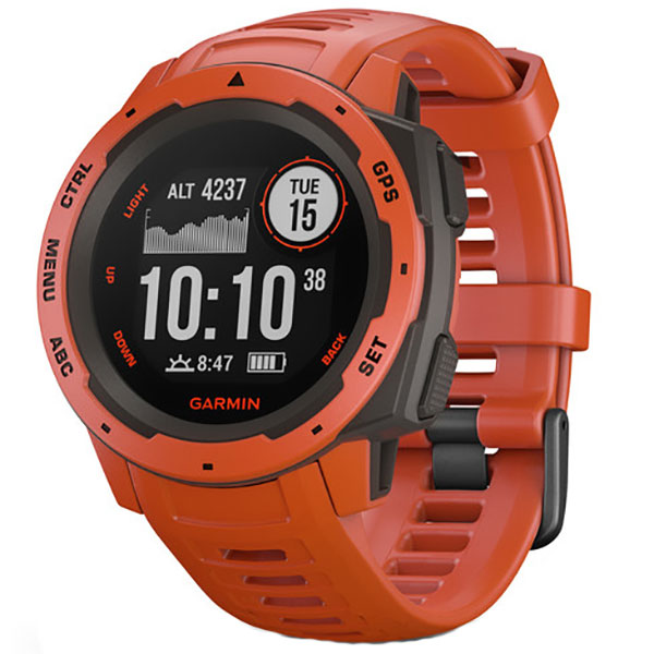 Garmin Instinct GPS Watch - Flame Red review