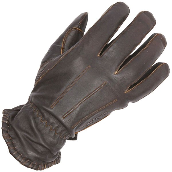 Helstons Leather Walter Gloves - Brown