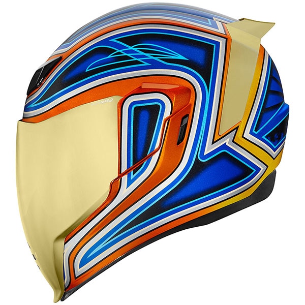 icon helmet blue