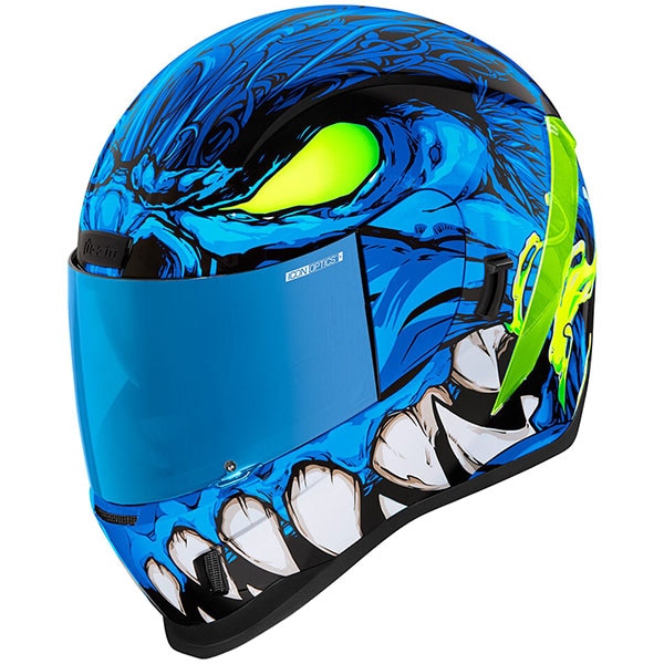 icon helmet blue