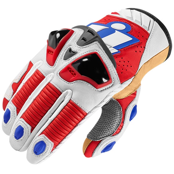 Icon Hypersport Short Leather Gloves