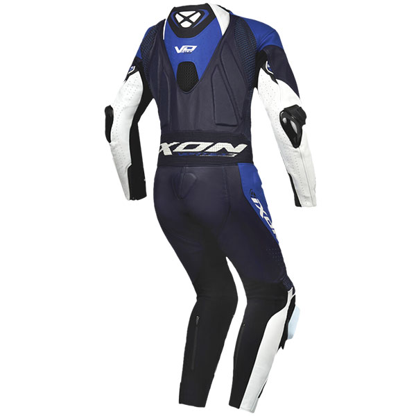 Ixon Vortex 3 One Piece Leather Suit - Blue / White - FREE UK DELIVERY