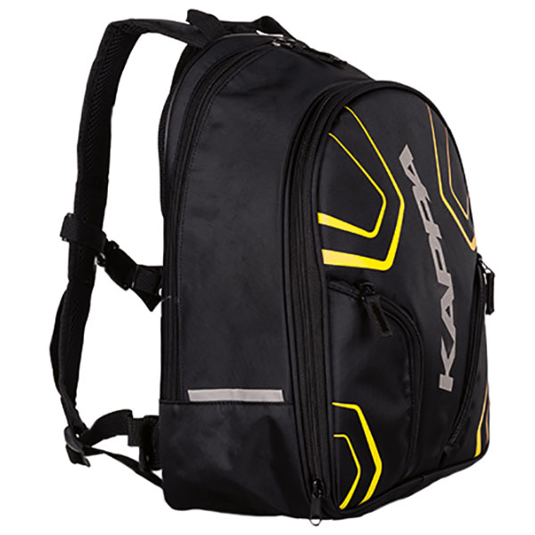 Kappa LH210YL Expandible Rucksack - 16-20L Black / Yellow review