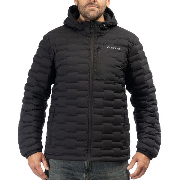 Stretch down hooded jacket online