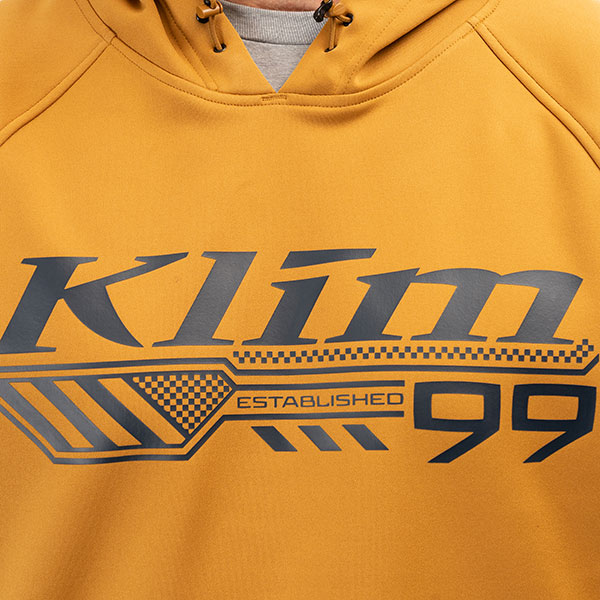 Klim Foundation Pullover Hoodie - Golden Brown / Dress Blues - FREE UK ...