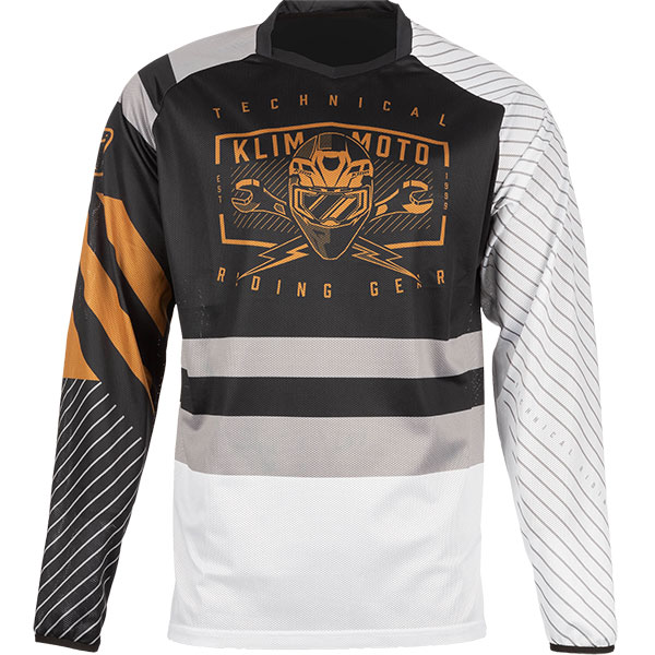 Klim Petrol Jersey - Octane Black / Monument - FREE UK DELIVERY