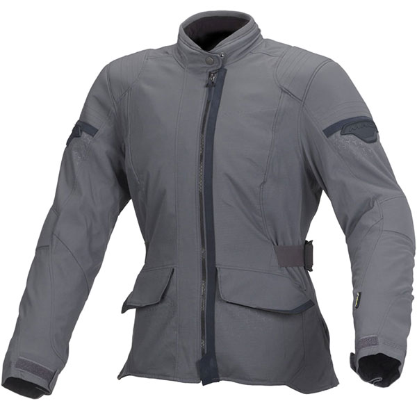 Macna Ladies Shine Textile Jacket - Dark Grey