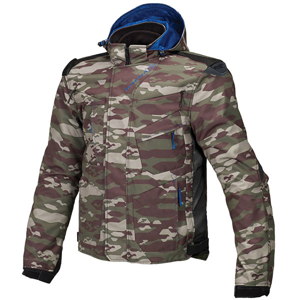 Macna Redox Textile Jacket - Camo Green / Night Eye