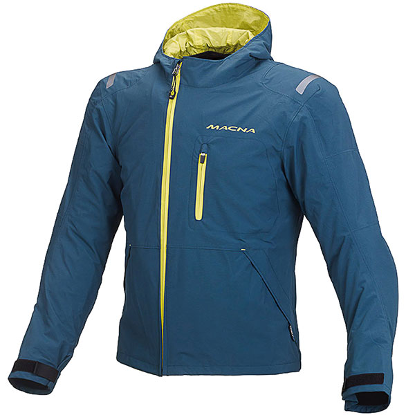 Macna Refuge Textile Jacket - Ocean / Yellow