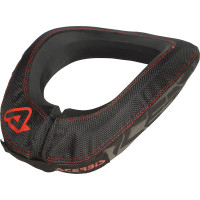 Acerbis X-Round Collar Neck Brace - Black / Red