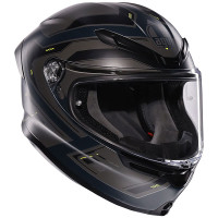 AGV K6 S - Enhance Matt Grey / Yellow Fluo