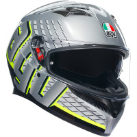 AGV K3 - Fortify Grey / Black / Fluo Yellow