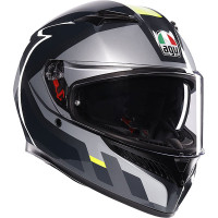 AGV K3 - Shade Grey / Yellow Fluo