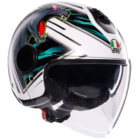 AGV Eteres - Gherpard White / Black / Green