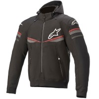 Alpinestars Sektor V2 Tech Hoodie - Black / Bright Red