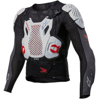 Alpinestars Honda Bionic Plus V2 Protection Jacket - Black / White / Blue / Bright Red