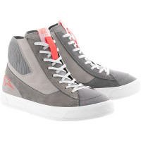 Alpinestars Stated Shoes - Light Grey / Fluo Red / White