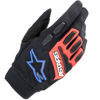 Alpinestars Full Bore XT Gloves - Black / Bright Red / Blue