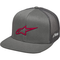 Alpinestars 3D Ageless Trucker Hat - Grey / Red