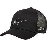 Alpinestars Ageless Outline Trucker Hat - Black / Black