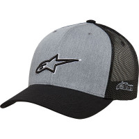 Alpinestars Ageless Outline Trucker Hat - Grey Heather / Black